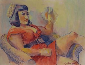 The model for the long pose at DQ V